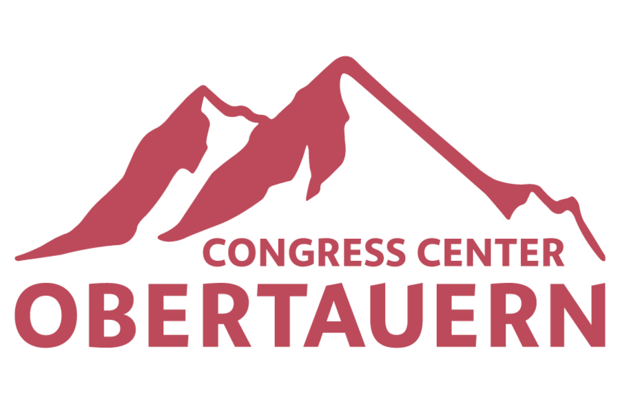 Rotes Logo des Obertauern Congress Centers.