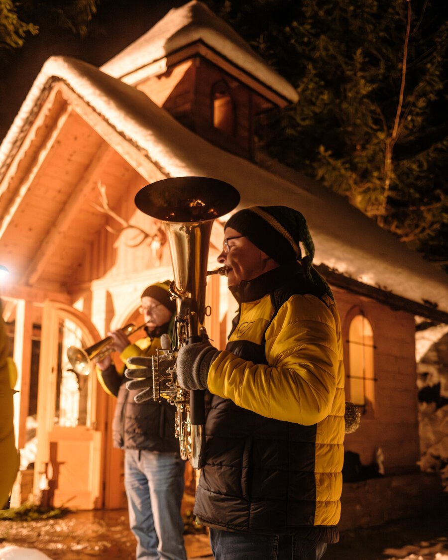 Kapelle beim Adventweg in Untertauern mit musikalischer Umrahmung