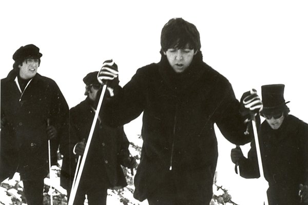 Die Beatles in Obertauern - Dreharbeiten zum Film HELP