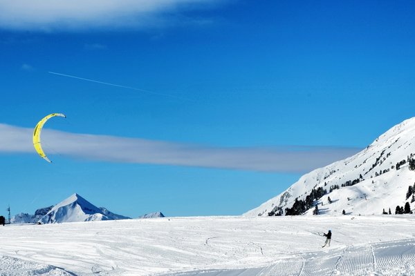 Snowkiten in Obertauern
