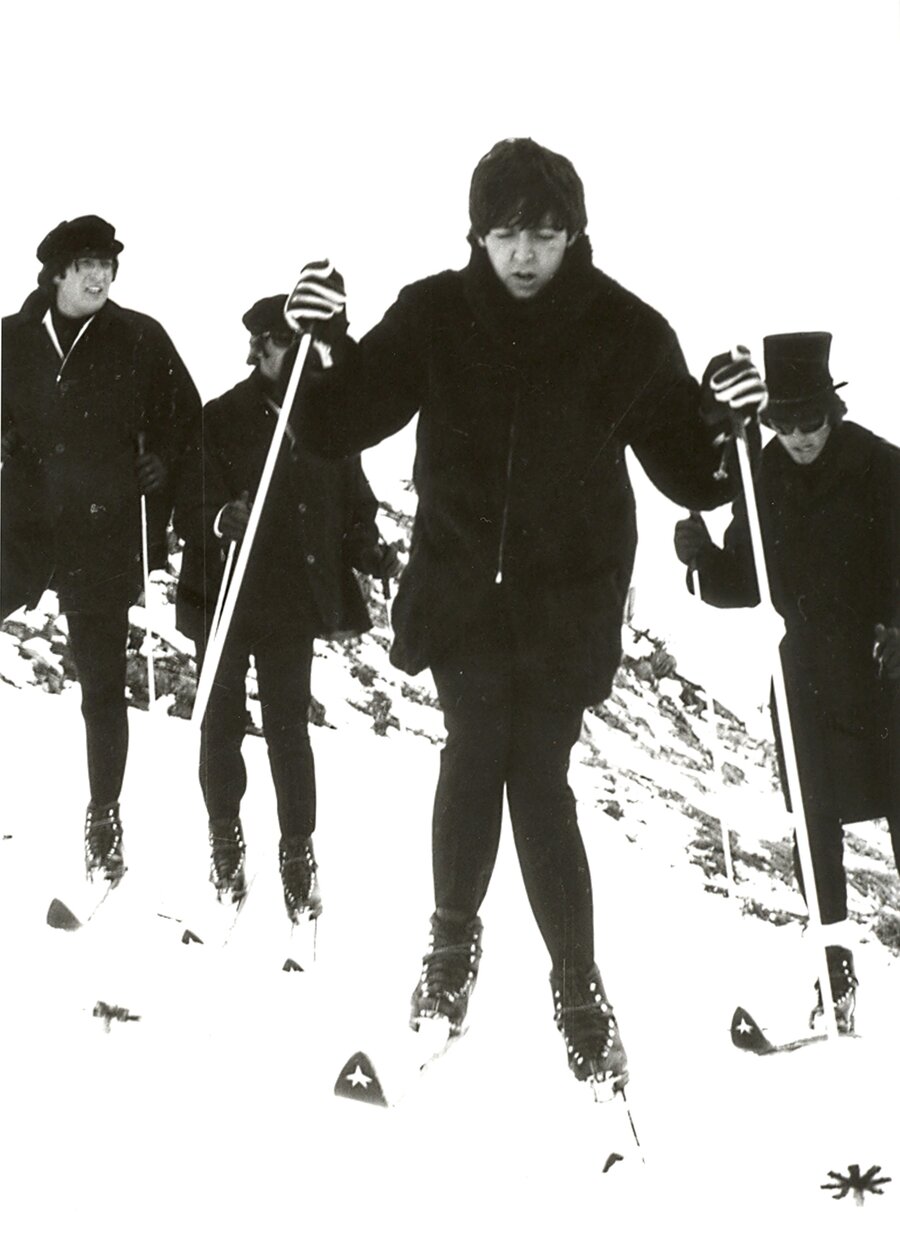 Die Beatles beim Skifahren in Obertauern