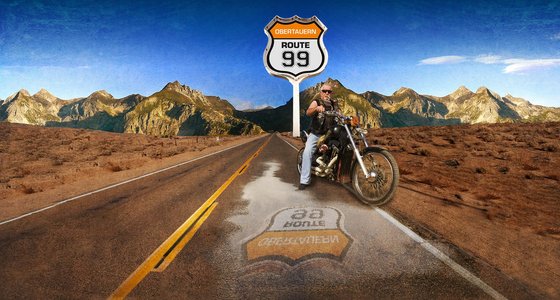 Motorrad Route 99